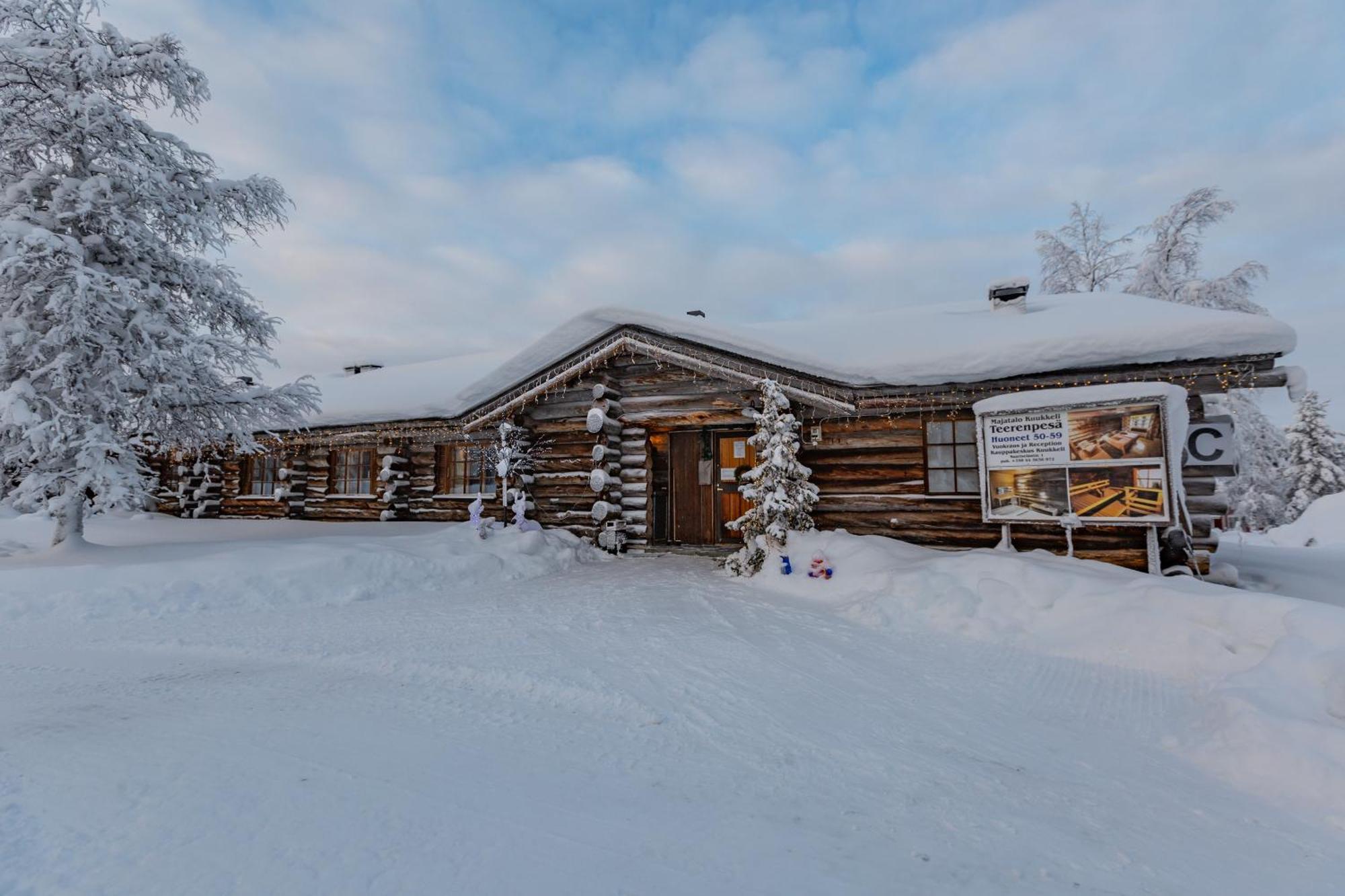 Kuukkeli Log Houses Teerenpesae Saariselka Eksteriør bilde